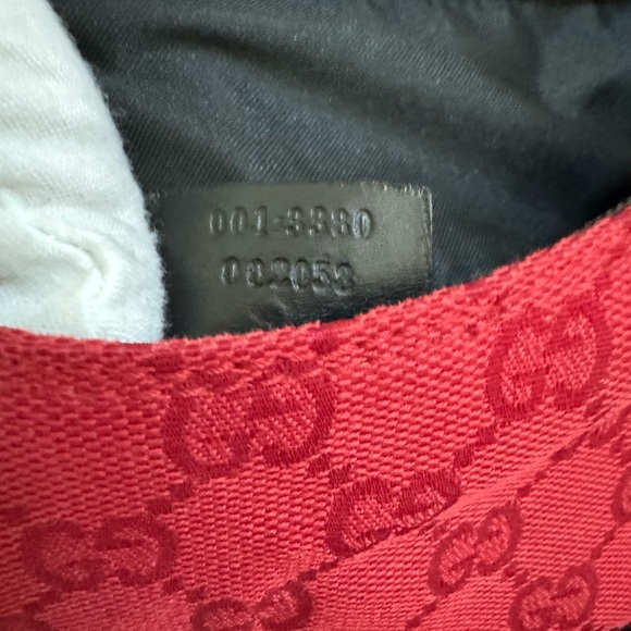 NWOT ❤️ GUCCI BUNDLE RED HOBO BAG W/COA & PRE LOVED MATCHING GG RED WALLET - Picture 11 of 11